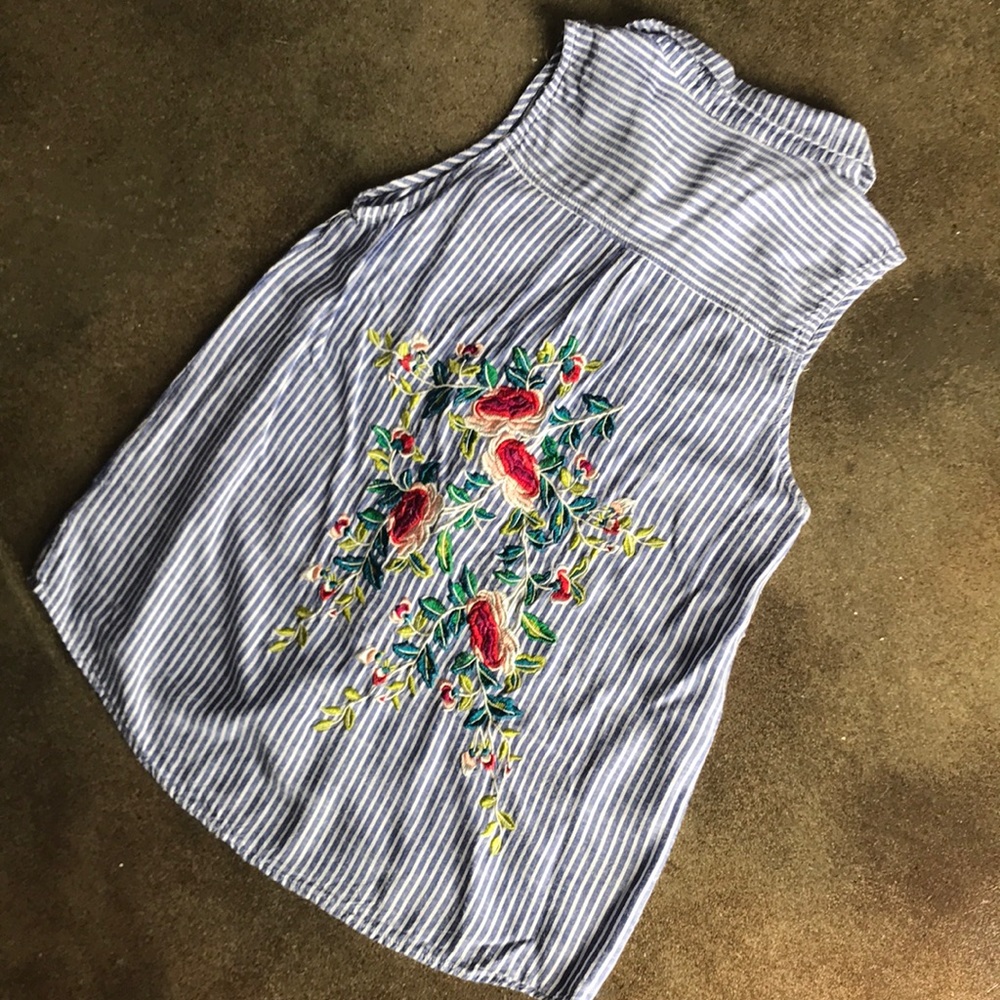 Entro Embroidered Tank